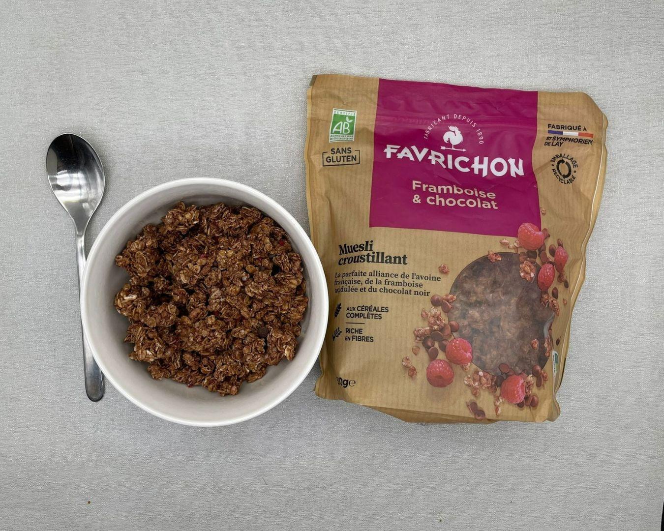 Acheter Muesli framboise & chocolat en ligne
