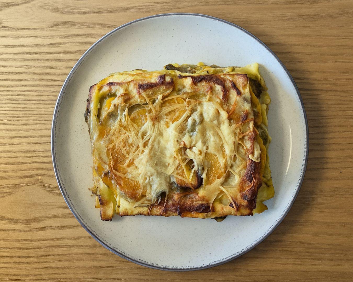 Acheter Lasagne au butternut, pesto et béchamel aux champignons en ligne