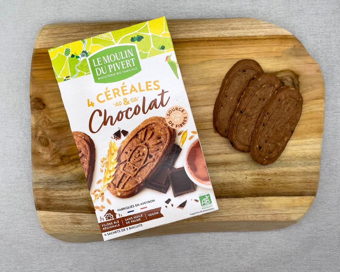 Acheter Biscuits petit-dej aux 4 céréales et chocolat en ligne