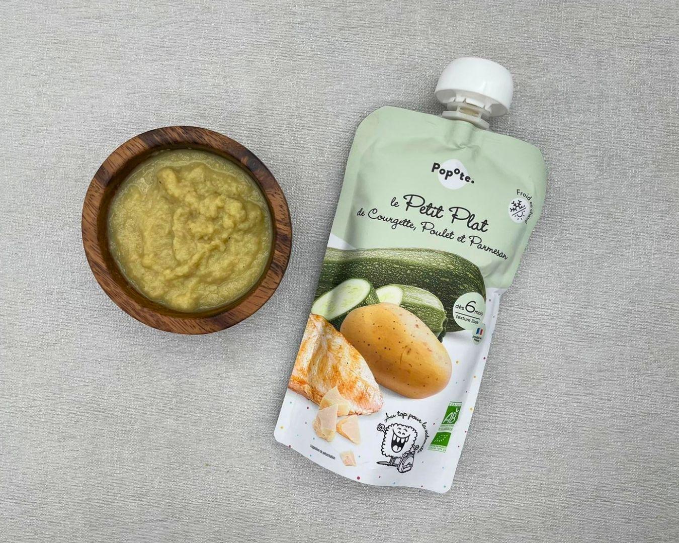 Acheter Popote petit plat à la courgette, poulet et parmesan en ligne