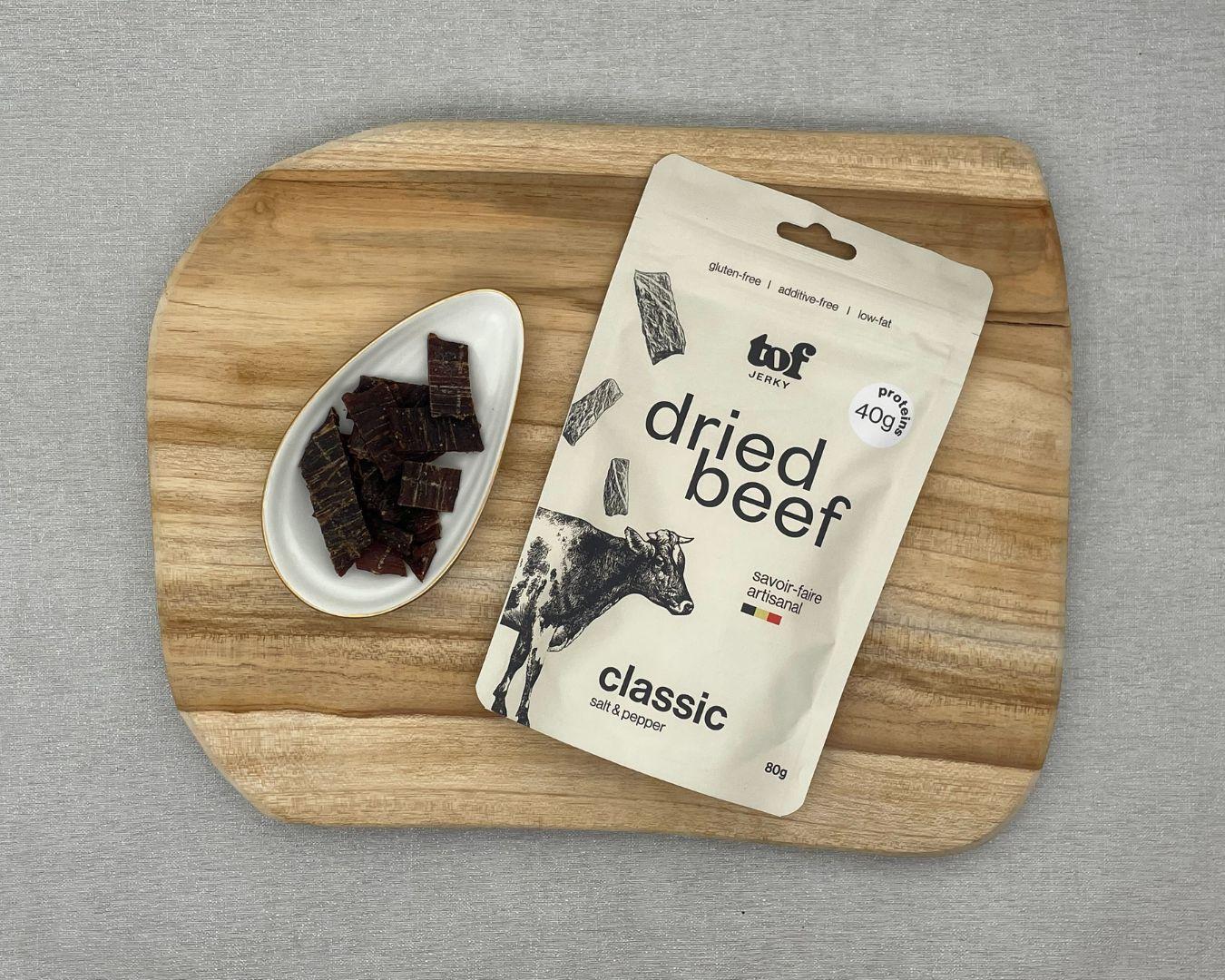 Acheter Boeuf mariné séché Classic, 80gr - NEW en ligne