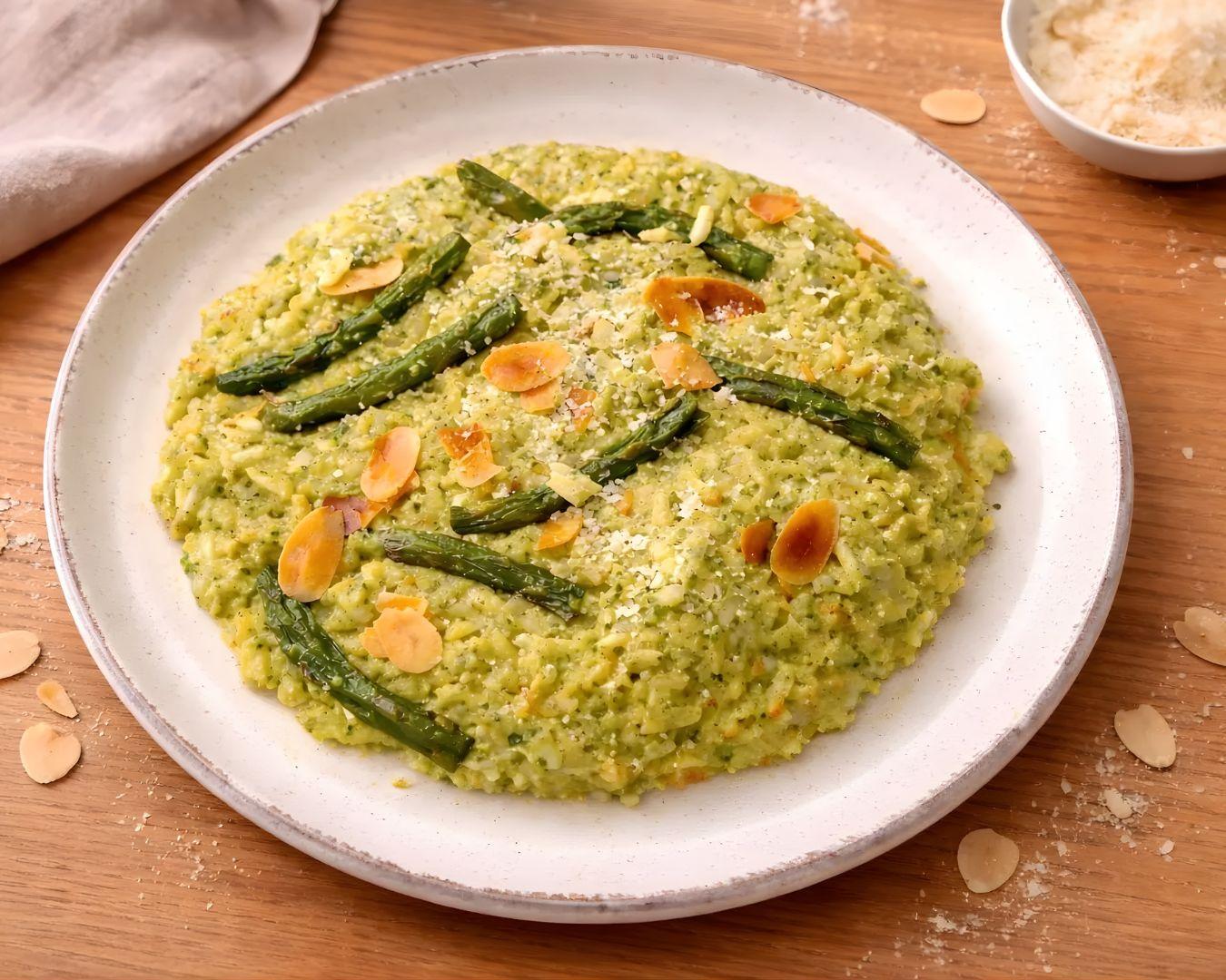 Acheter Risotto crémeux aux asperges et amandes effilées en ligne