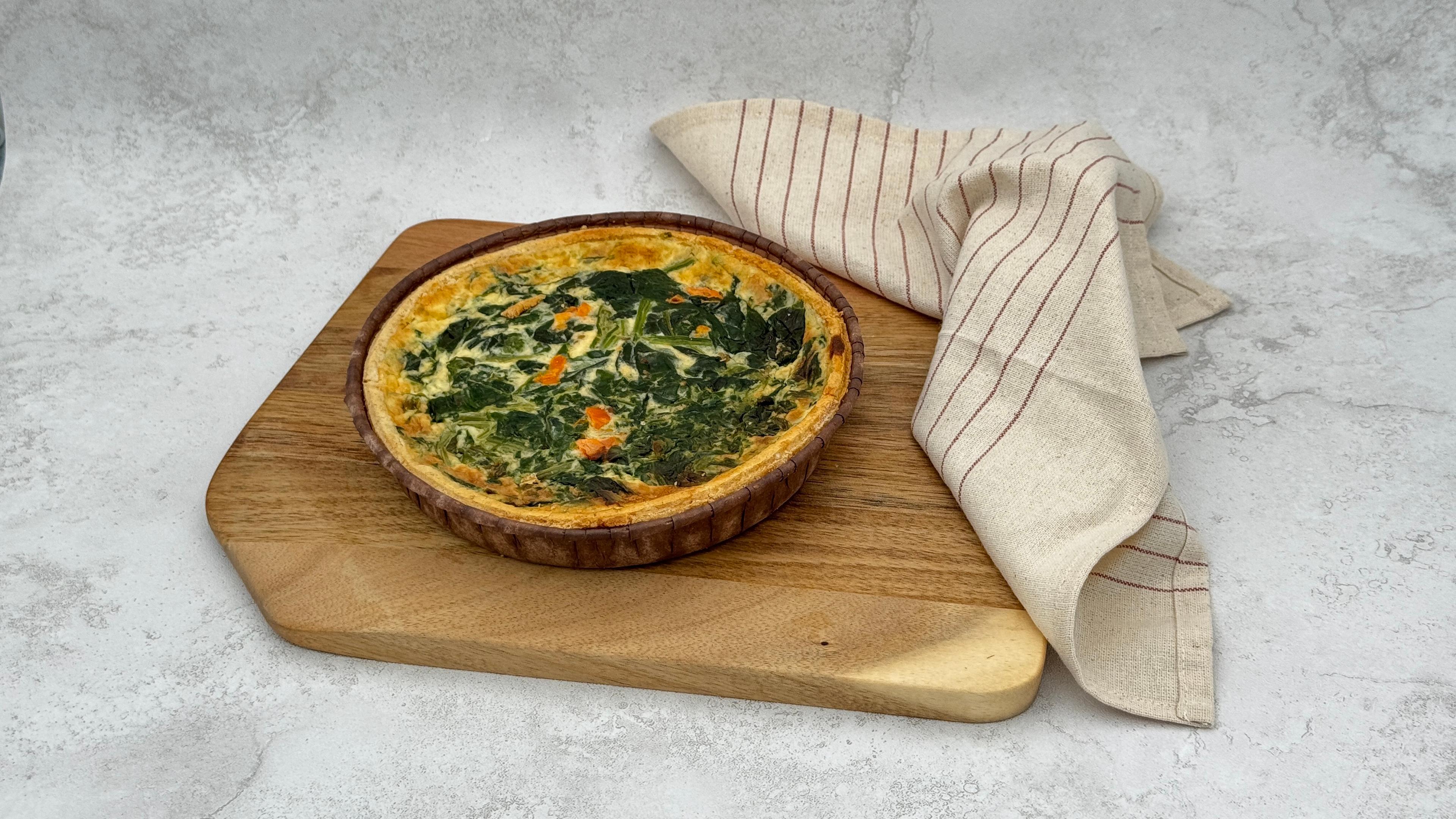 Kopen Quiche met Feta en Spinazie - Anti-afval 185gr (Bio, Veggie, Anti-afval, Speciale aanbieding)