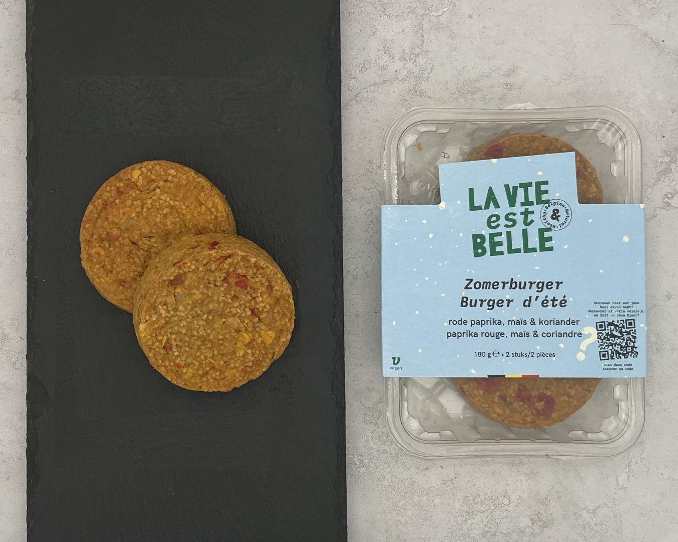 Acheter Burgers d'été, paprika rouge, maïs et coriandre, anti-gaspi en ligne