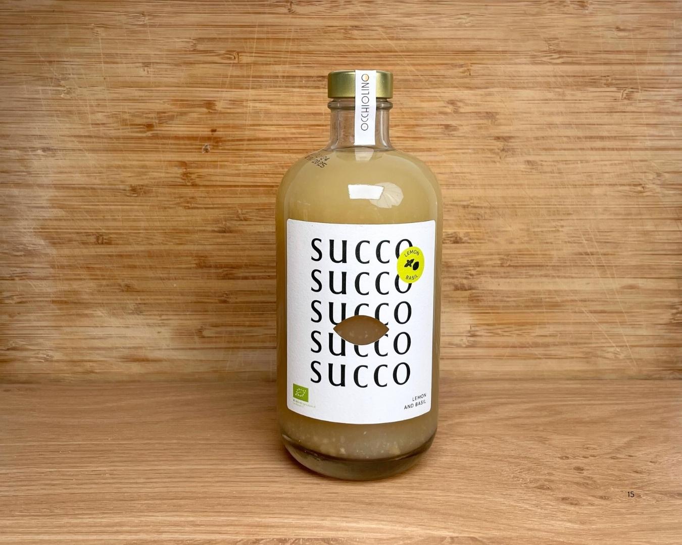 Acheter Succo citron basilic, anti-gaspi 500mL (Nouveauté, Bio, Promo, Anti-gaspi)