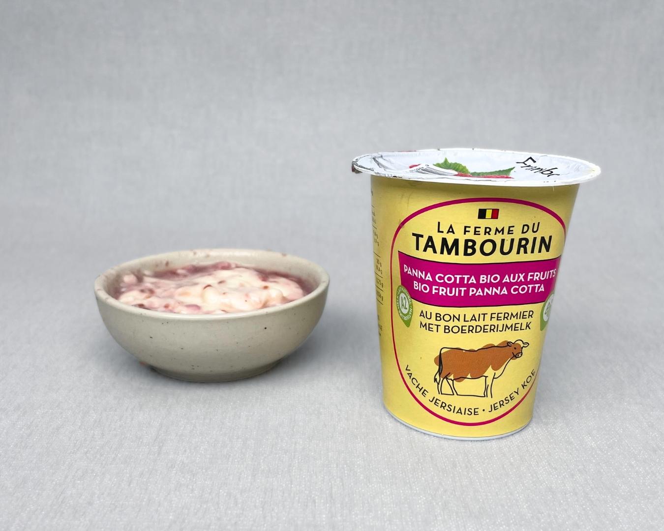 Kopen Panna cotta met vruchten, anti-afval 100gr (Nieuw bij, Bio, Boerderij voor goed, Eerlijke producentenprijs, Speciale aanbieding, Anti-afval)
