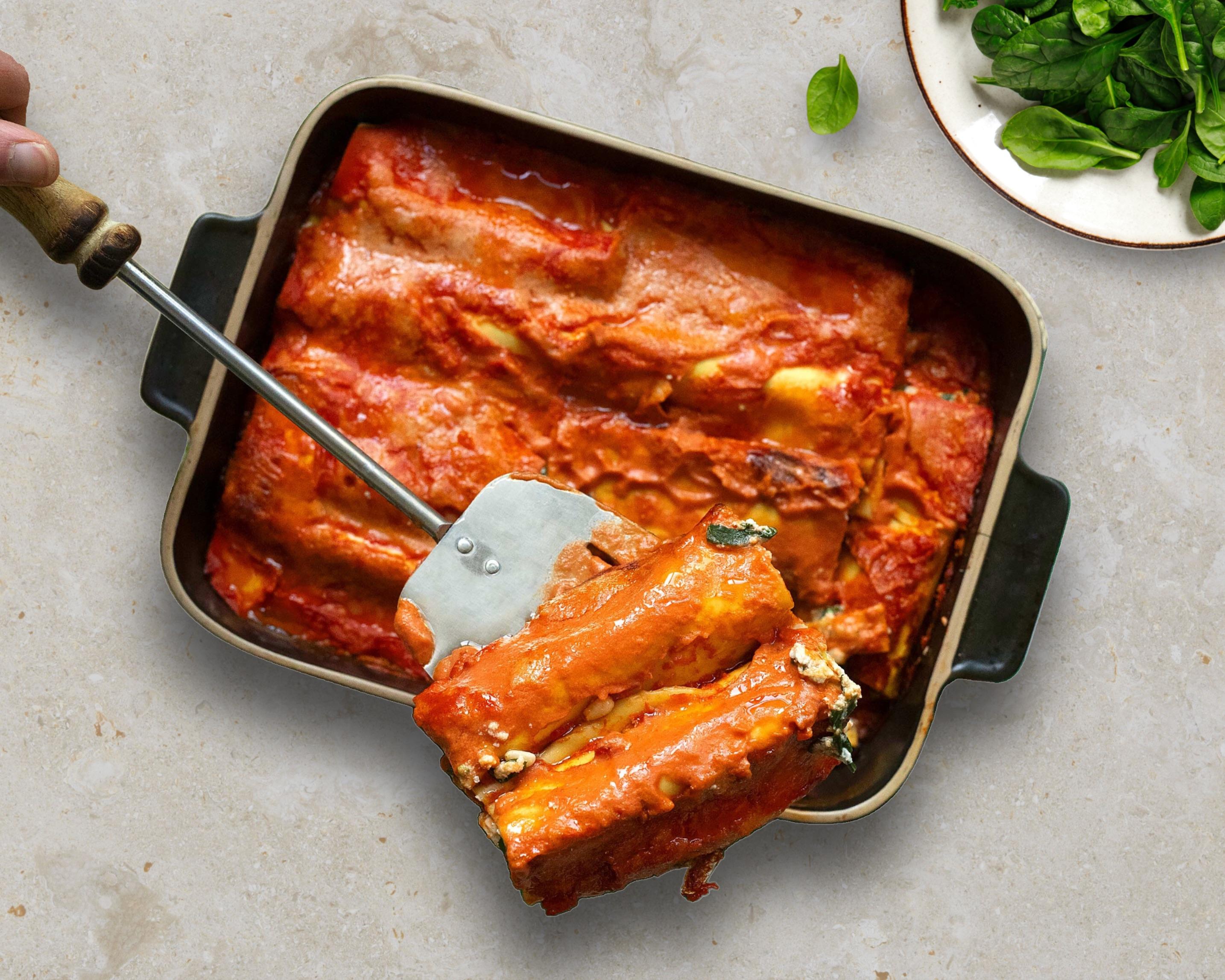 Cannellonis à la ricotta