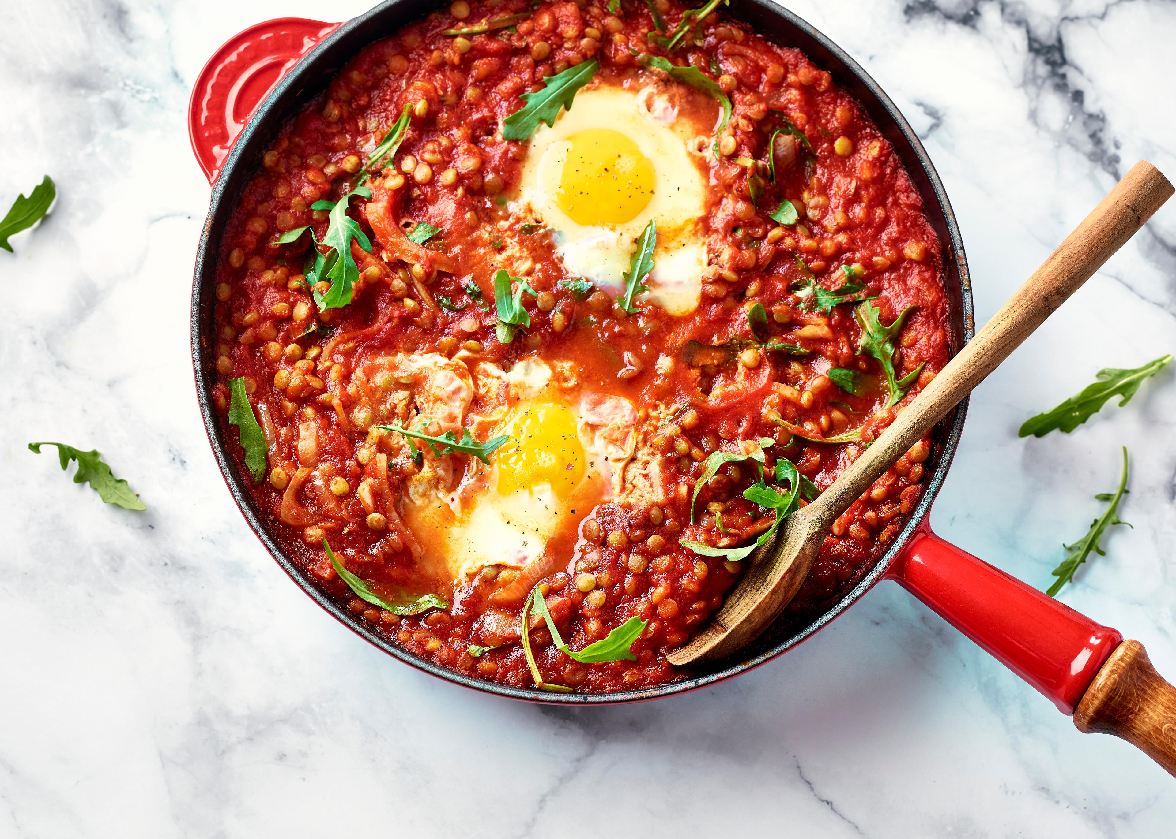 Shakshuka de lentilles