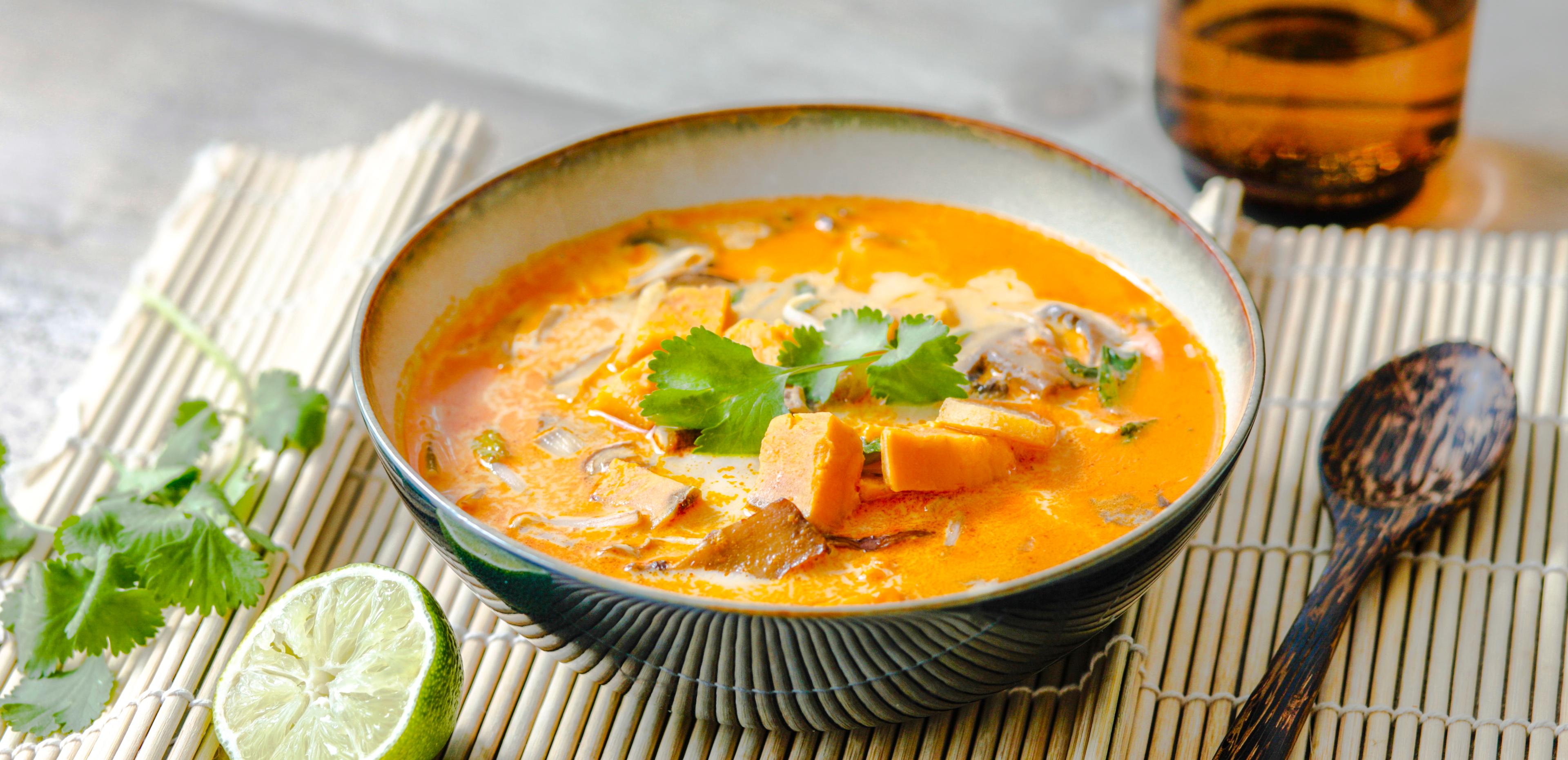Laksa de patates douces