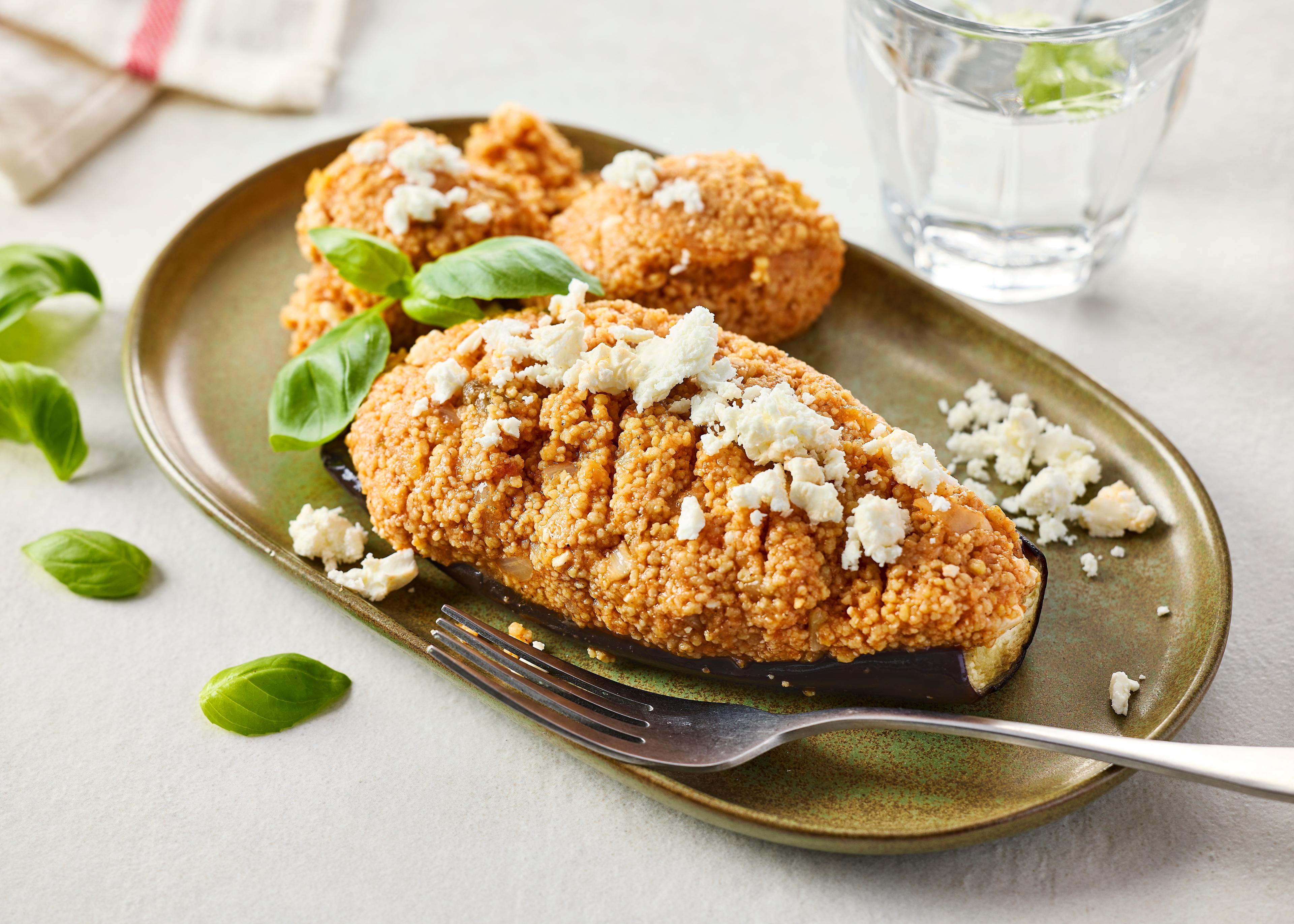 Aubergines à la crétoise (plat à réchauffer)