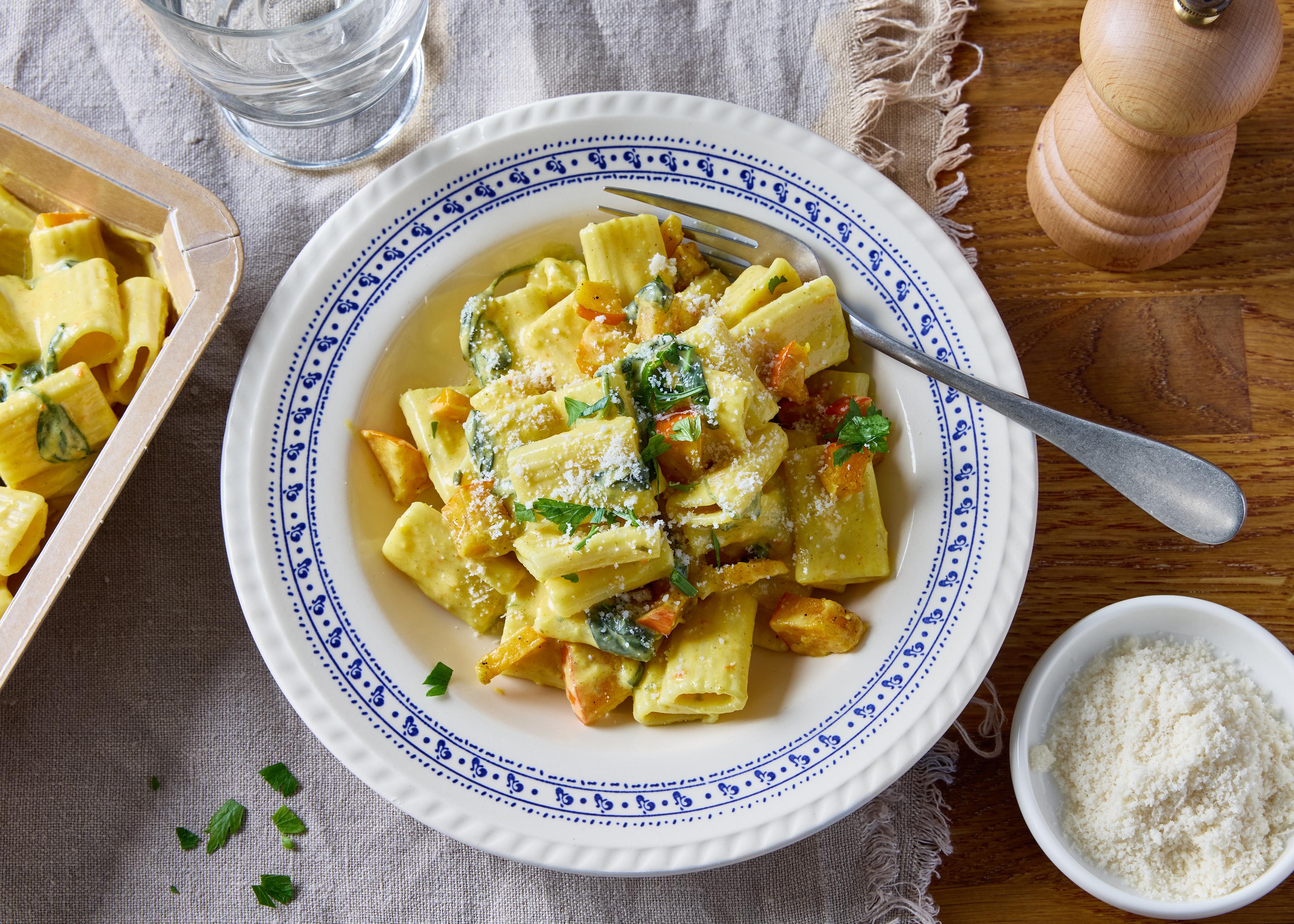 Rigatoni potimarron (plat à réchauffer)
