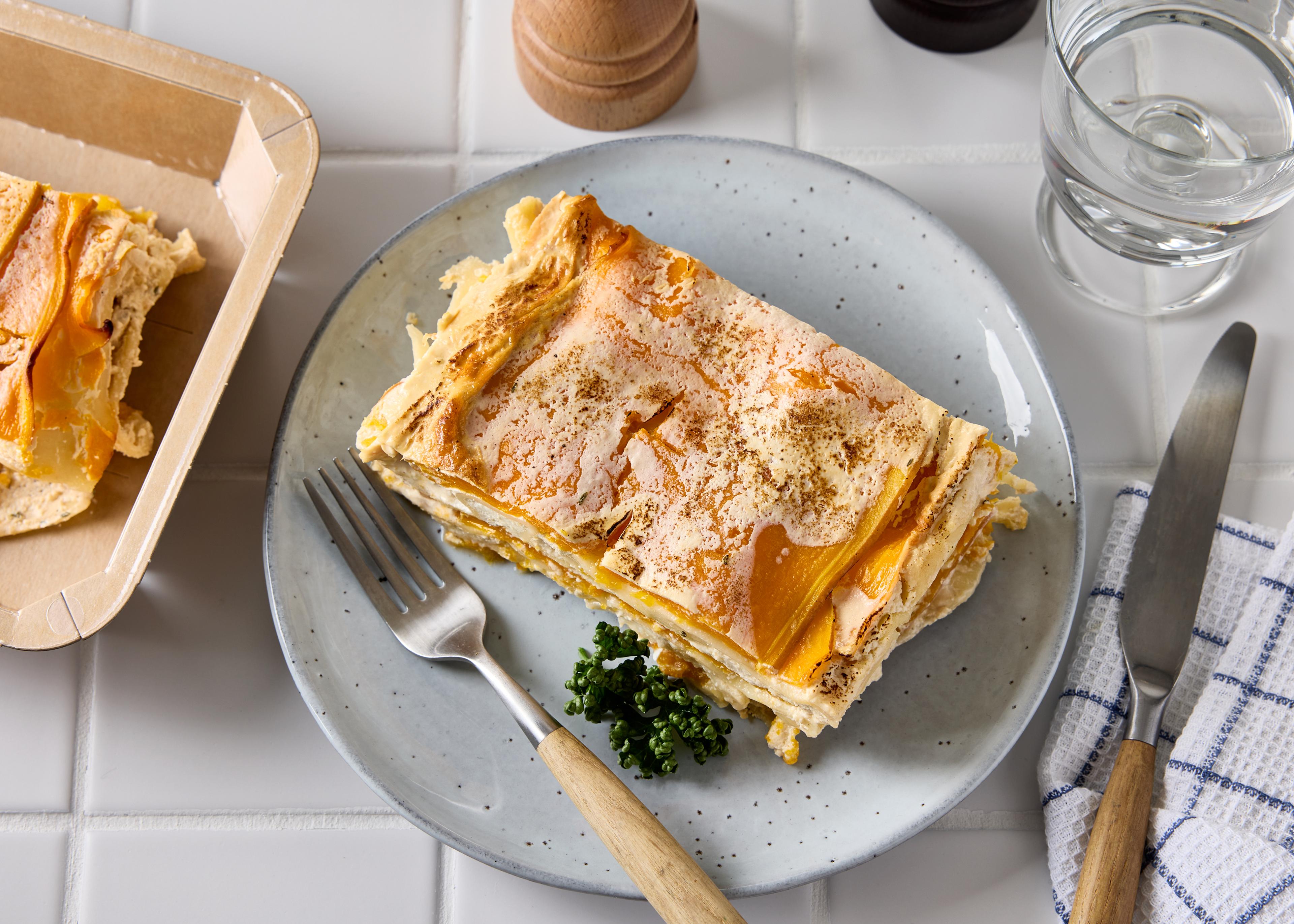 Lasagne butternut chèvre (plat à réchauffer)