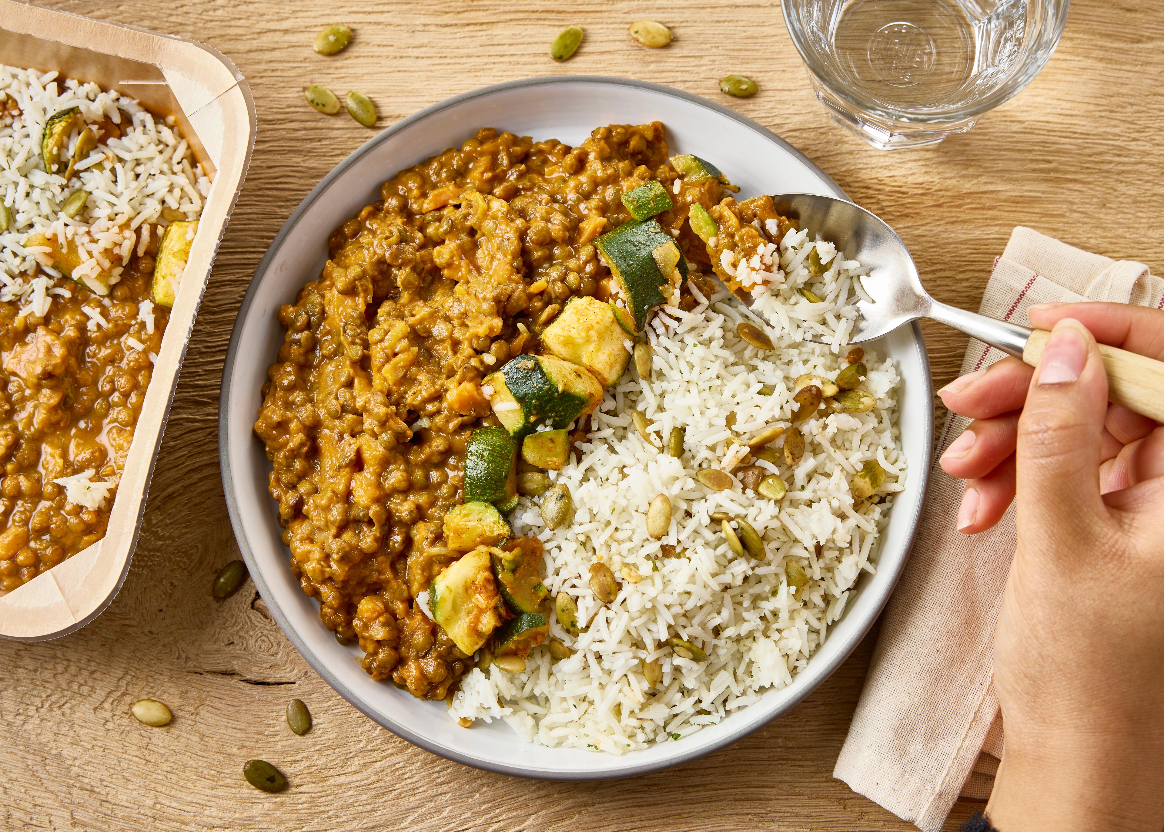 Dahl crémeux aux lentilles (plat à réchauffer)
