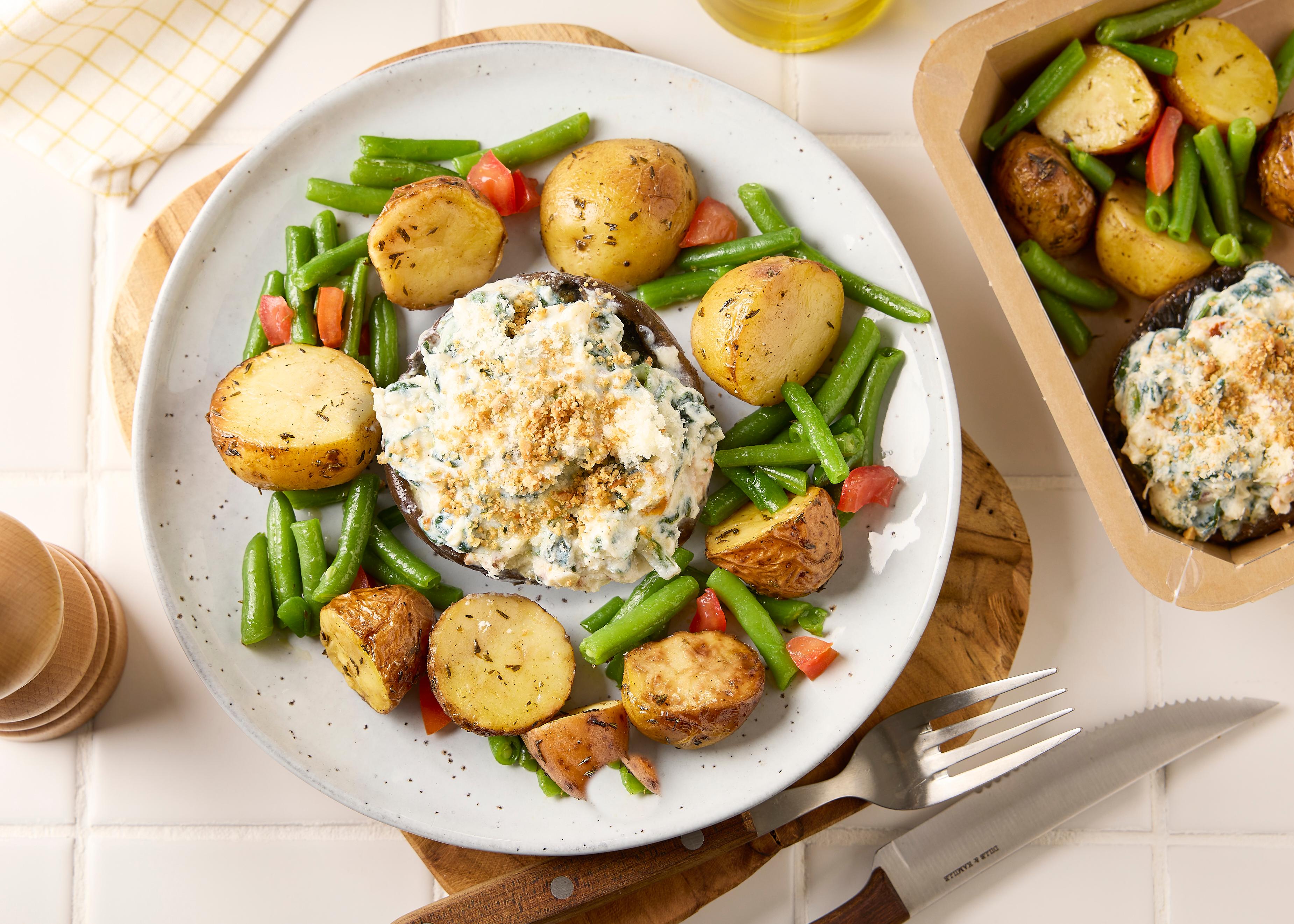 Portobello ricotta (plat à réchauffer)