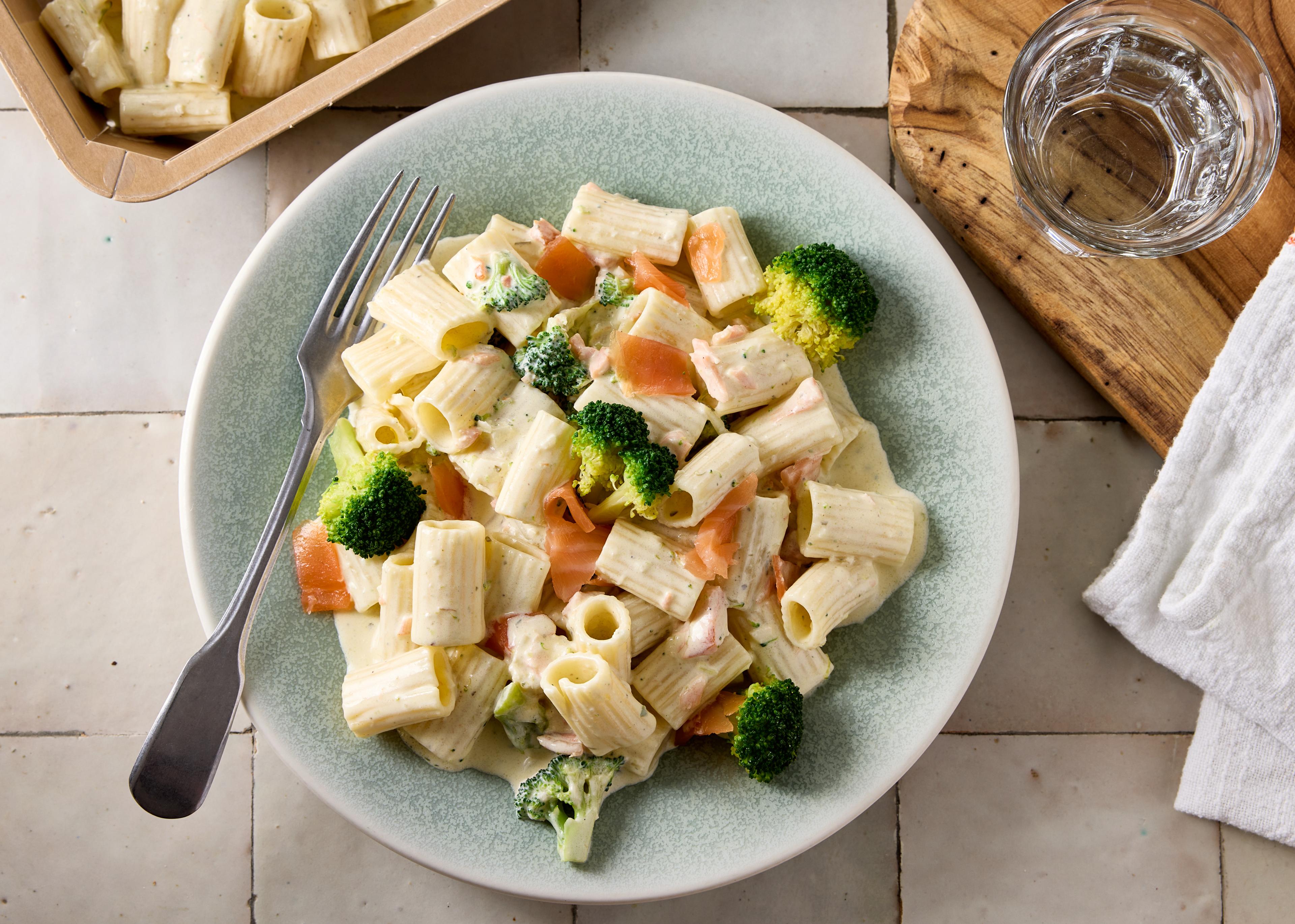 Rigatoni au saumon fumé (plat à réchauffer)