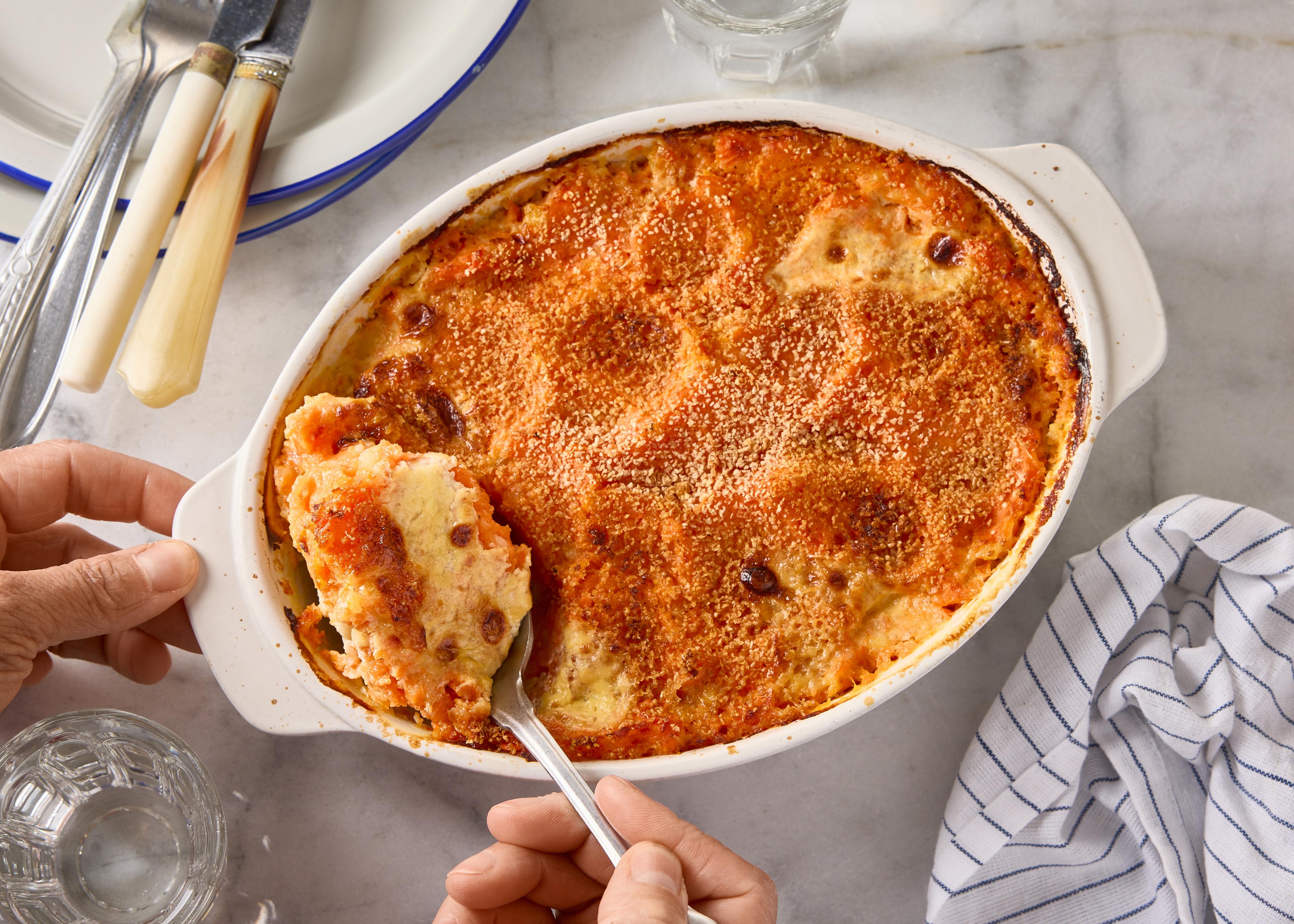 Parmentier de poisson aux carottes
