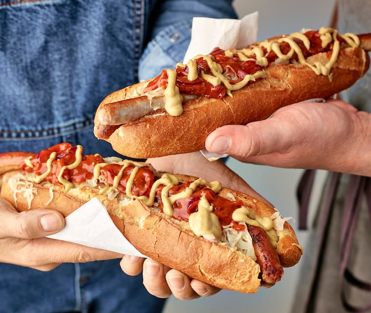 Saucisses façon Hot Dog