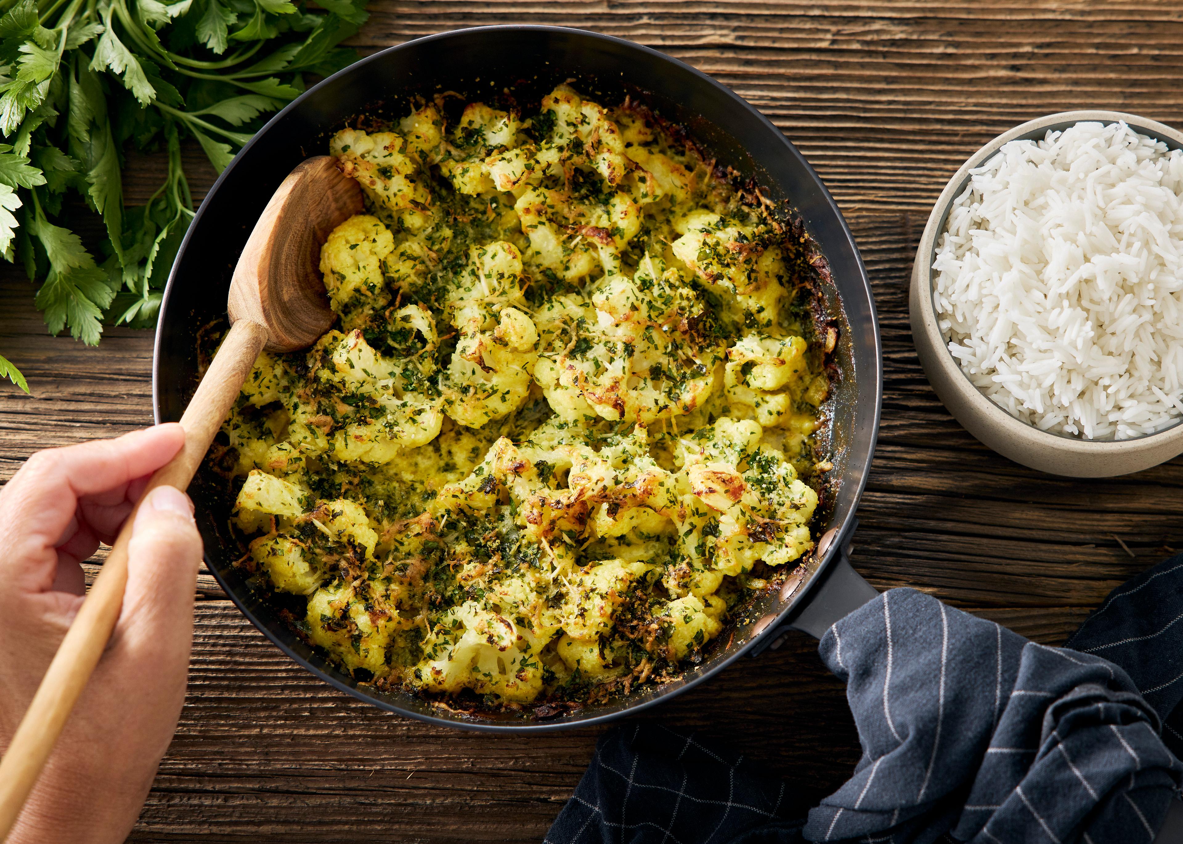 Gratin de haché et chou-fleur