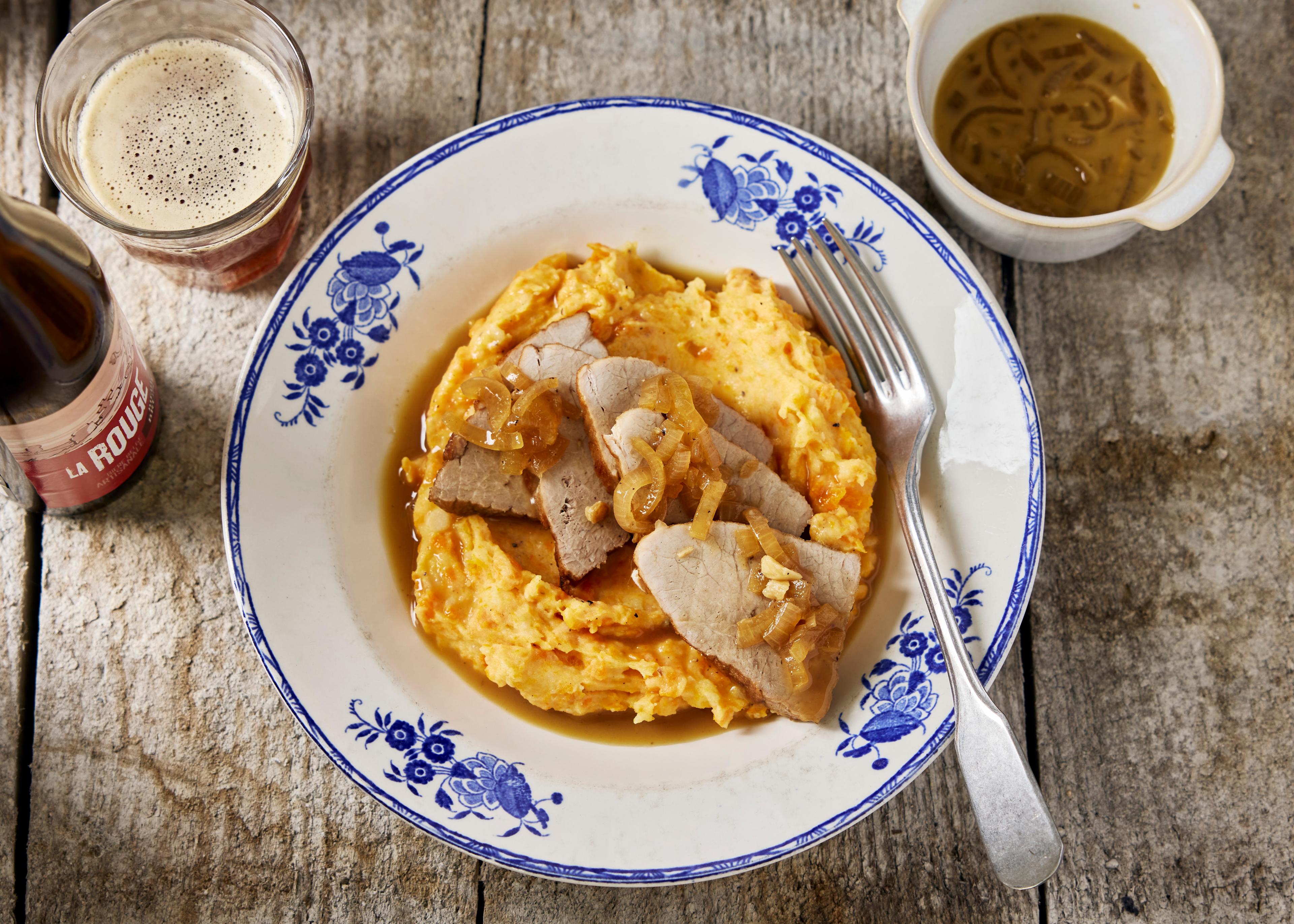 Rôti de porc à la bière