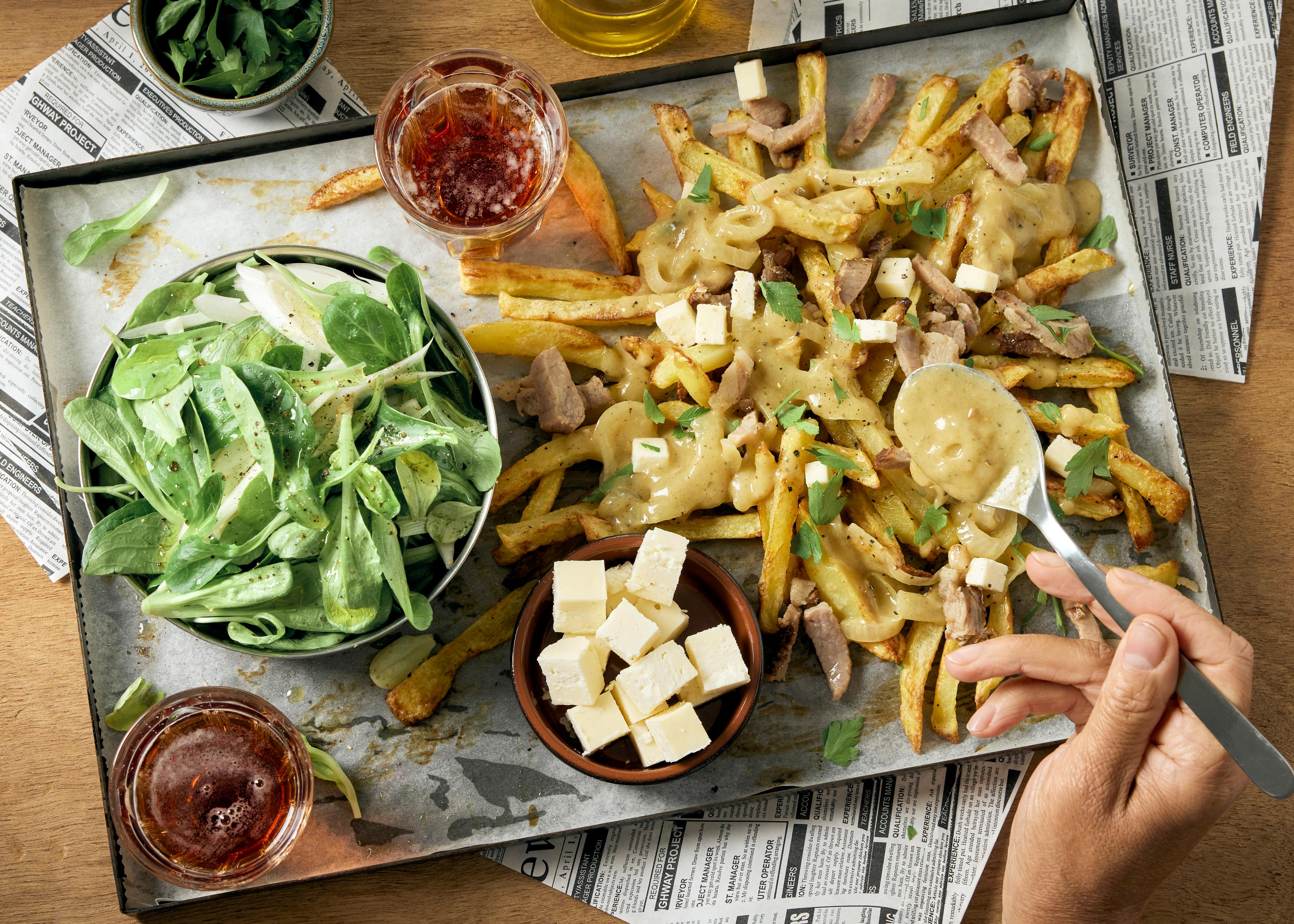 Kopen Poutine op z'n Belgisch met veldsla (Bio, Klassiek)