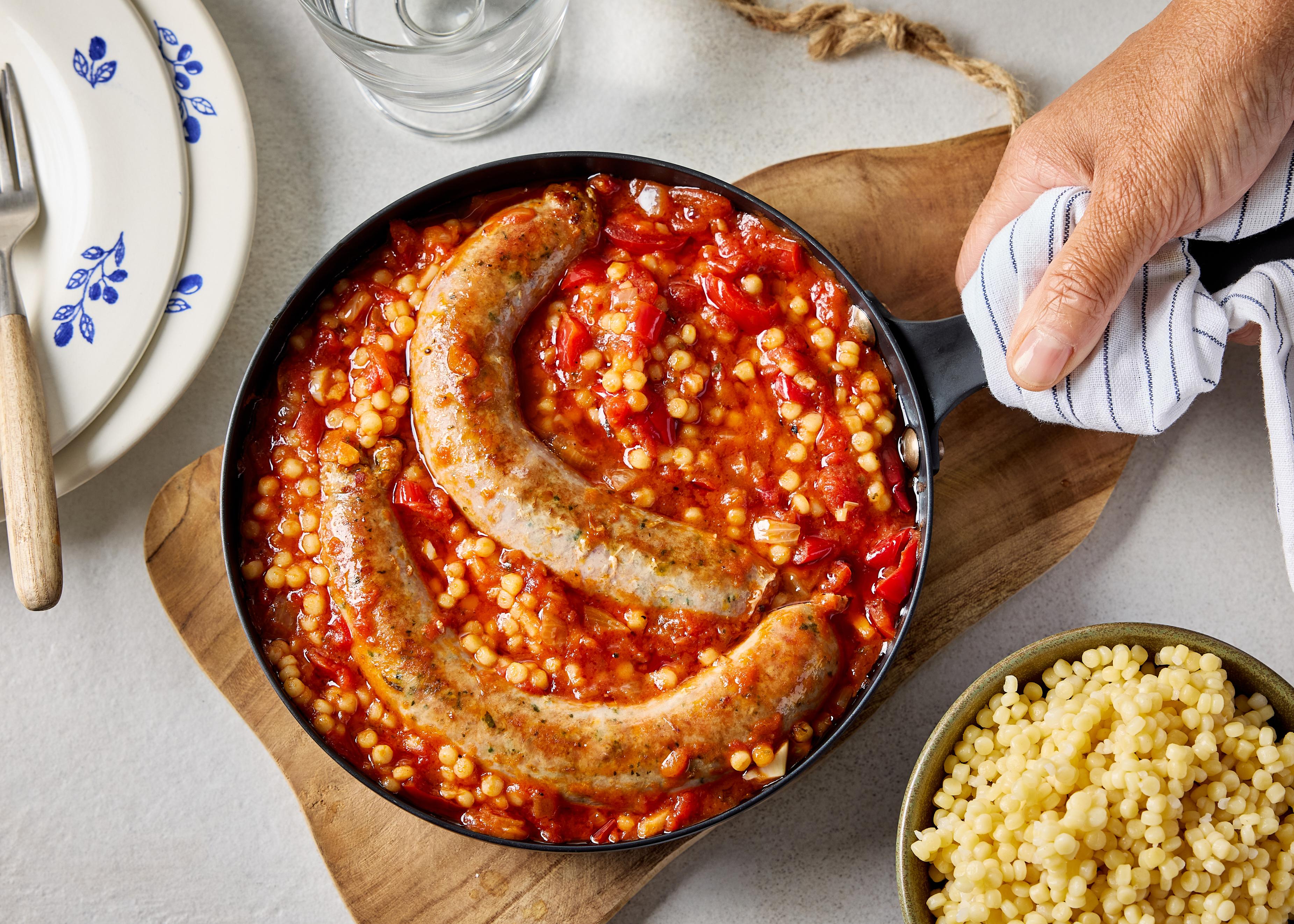 Ragout de saucisse et fregola