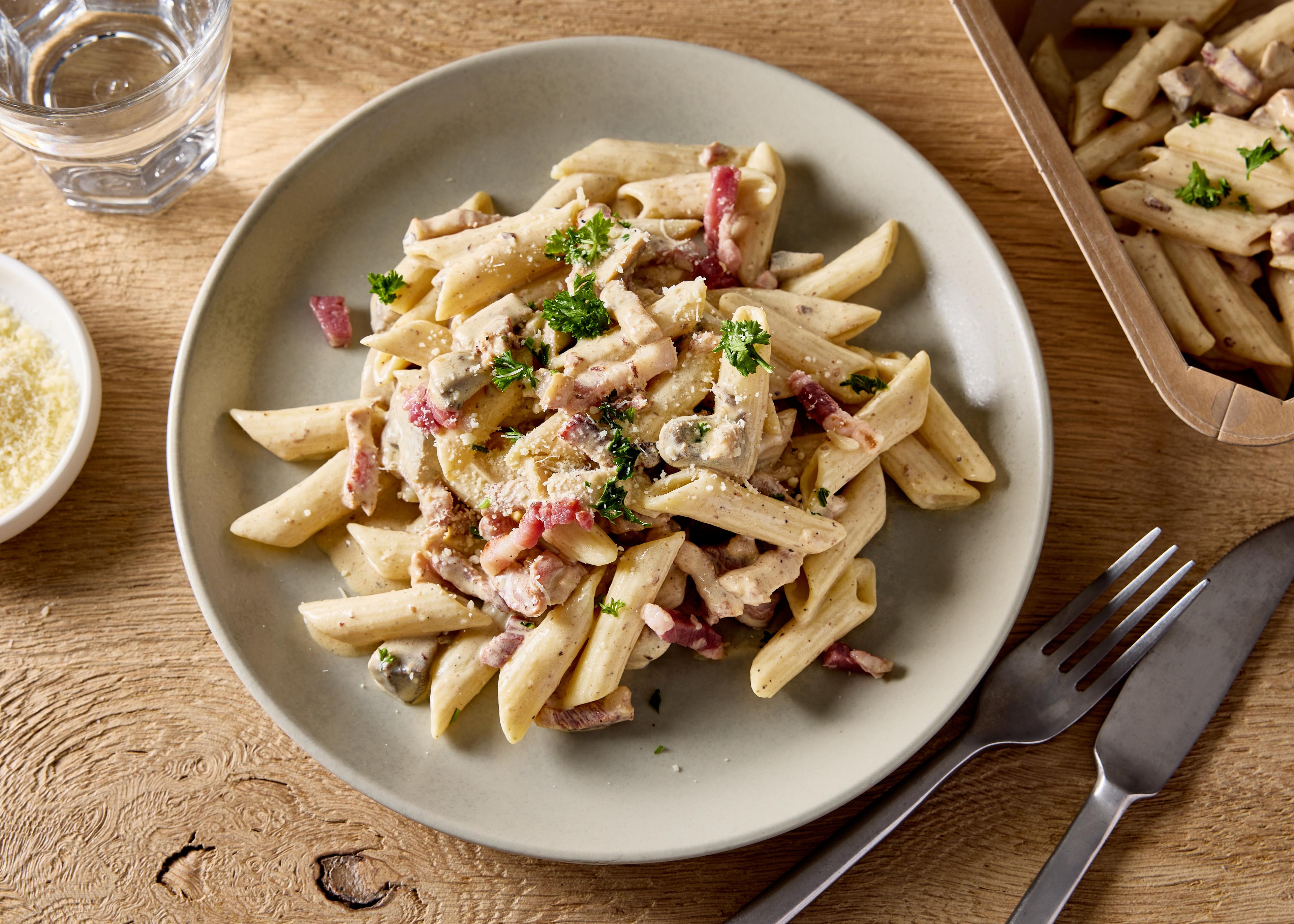 Penne funghi & porcini (plat à réchauffer)