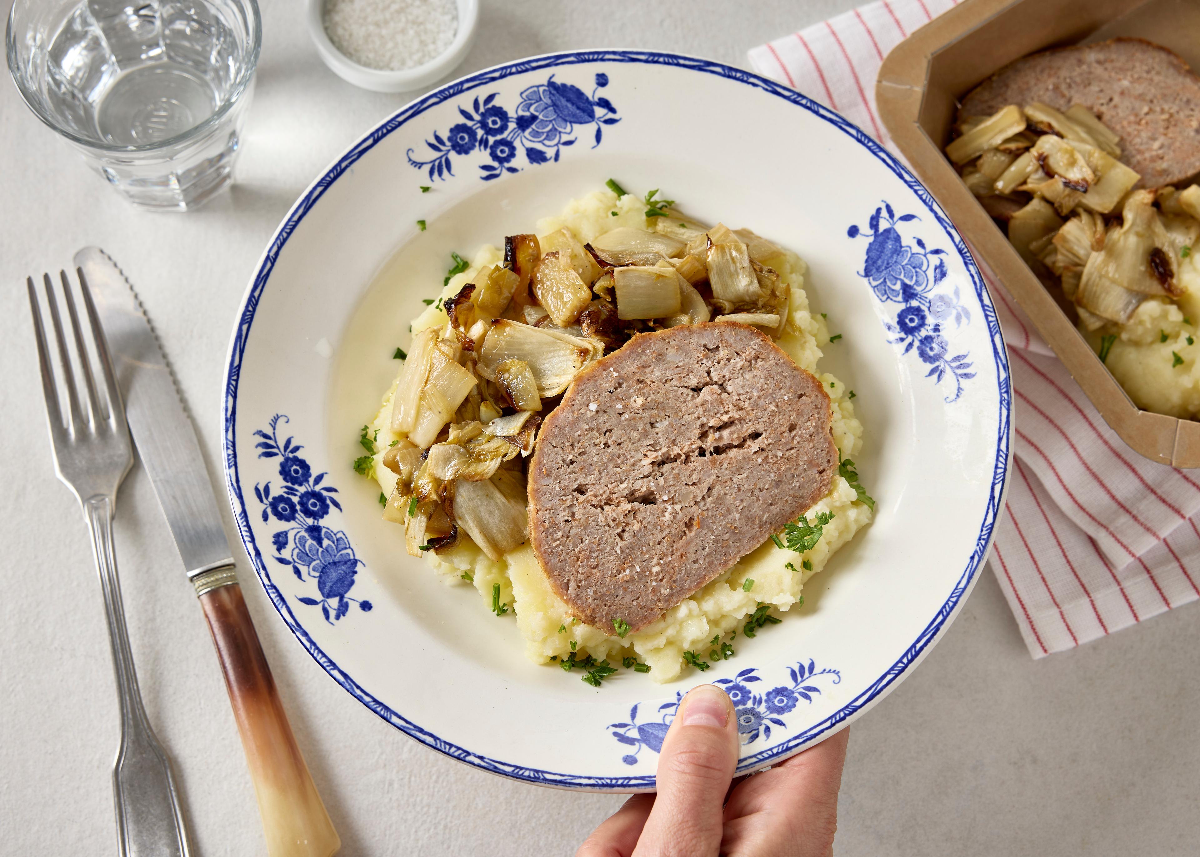 Pain de viande & chicon (plat à réchauffer)