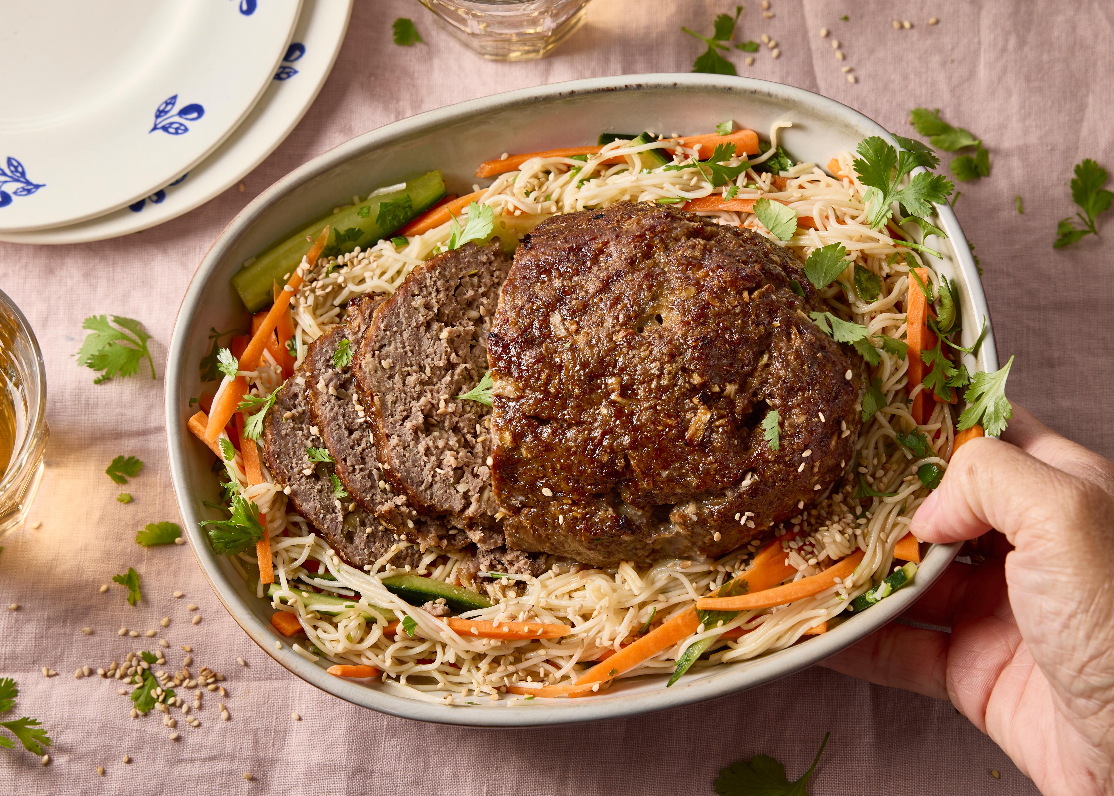 Pain de viande à l'asiatique