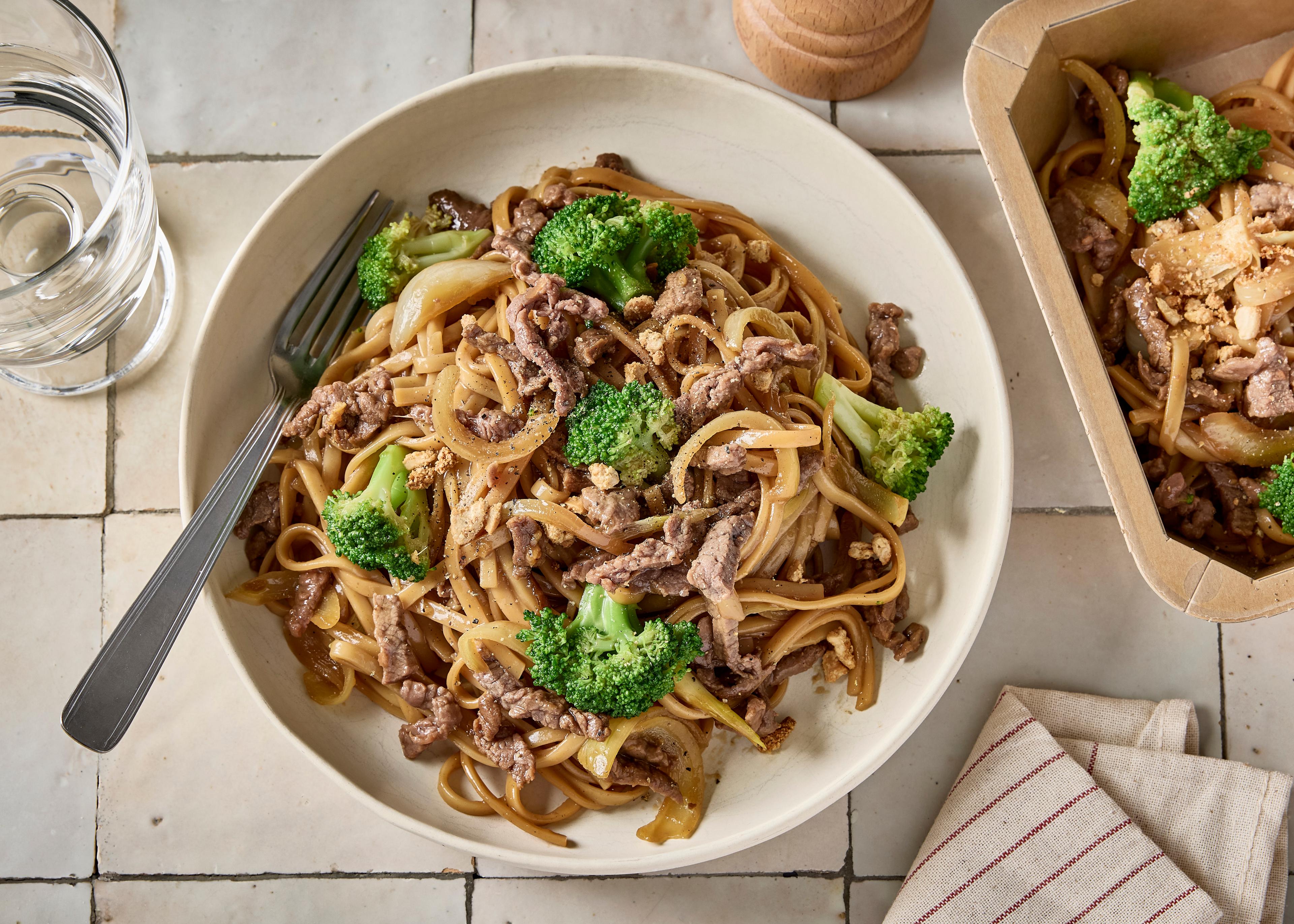 Nouilles au boeuf Teriyaki (plat à réchauffer)