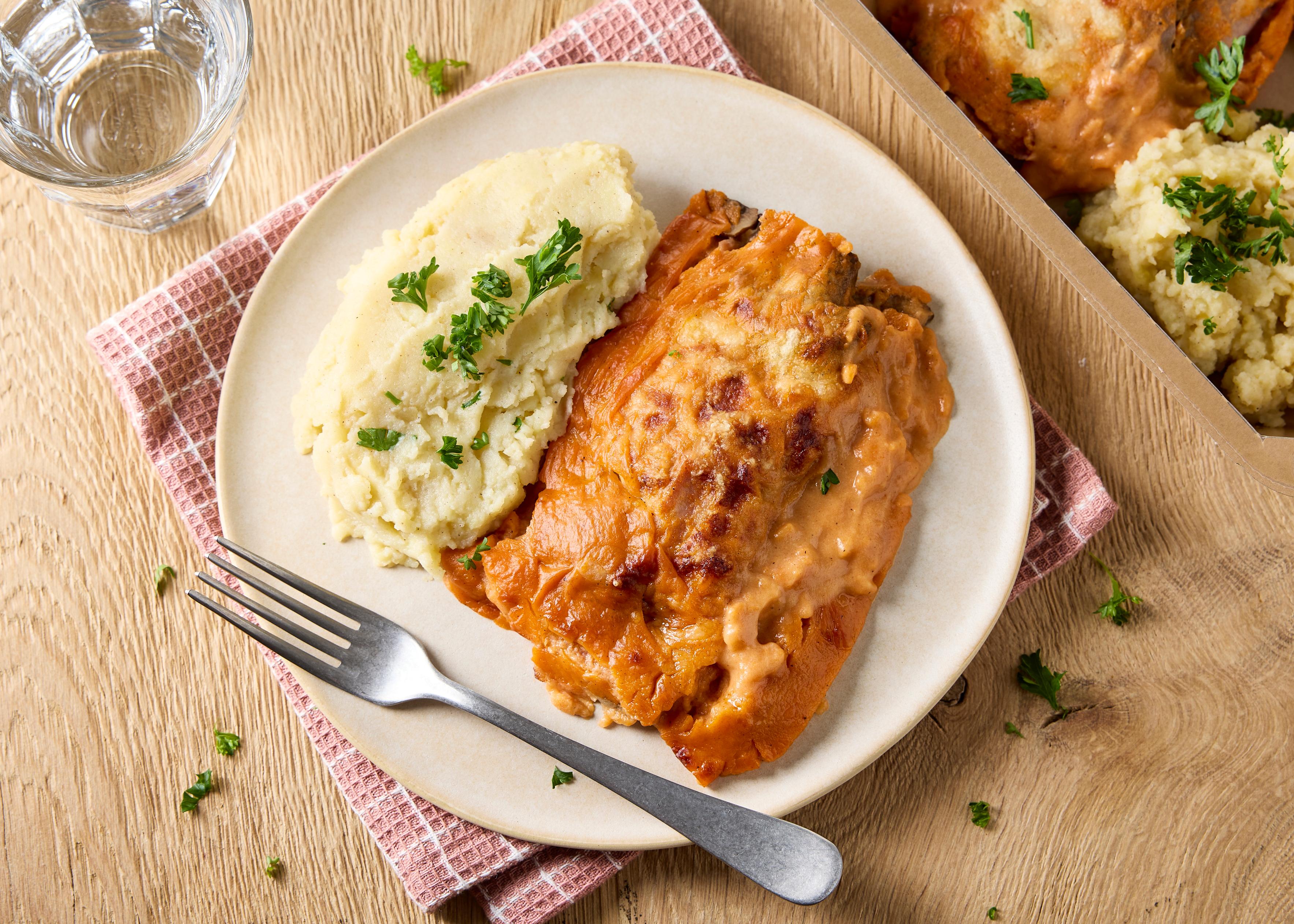 Roulade jambon champignons (plat à réchauffer)