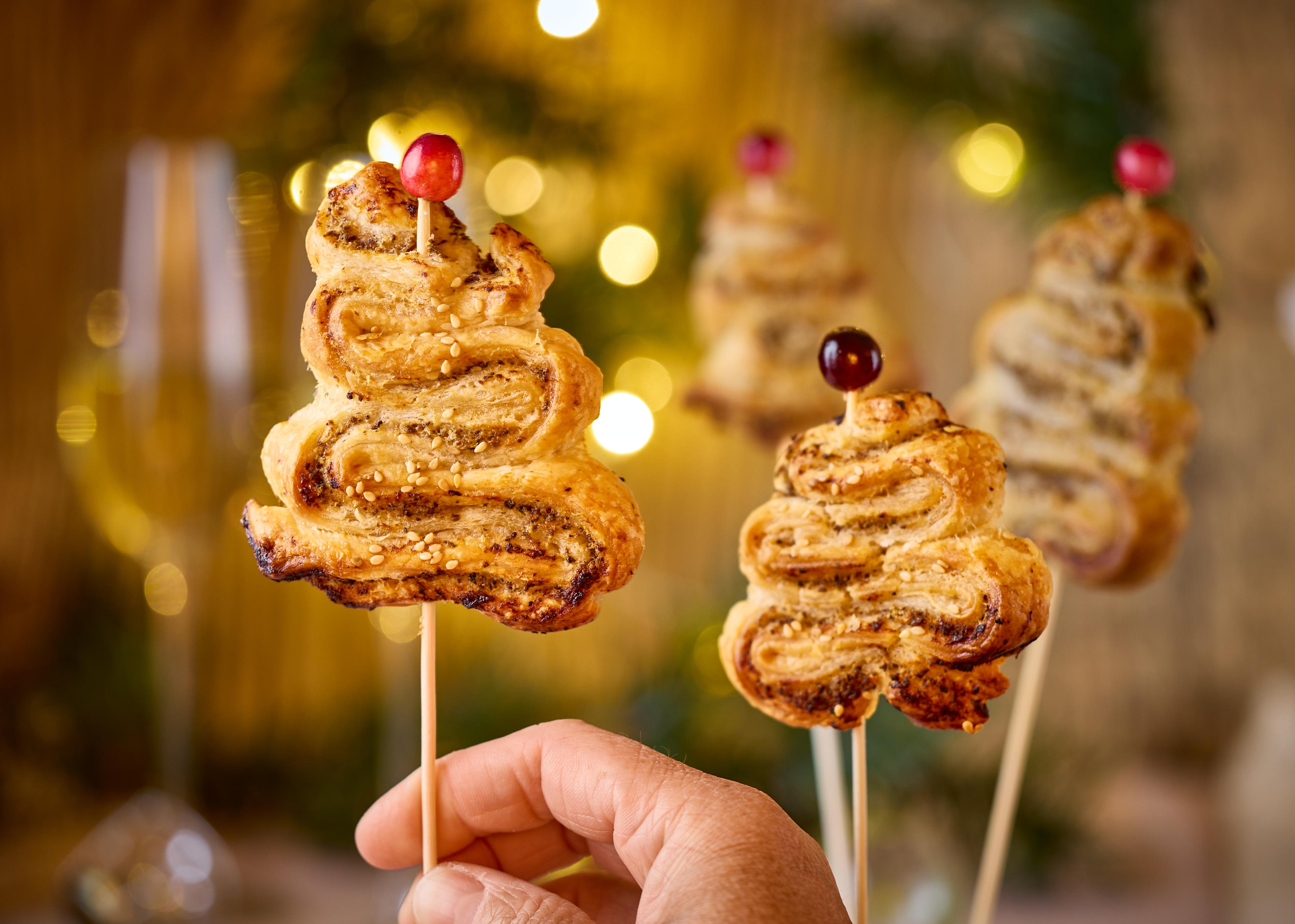 Mini-kerstboompjes met truffel