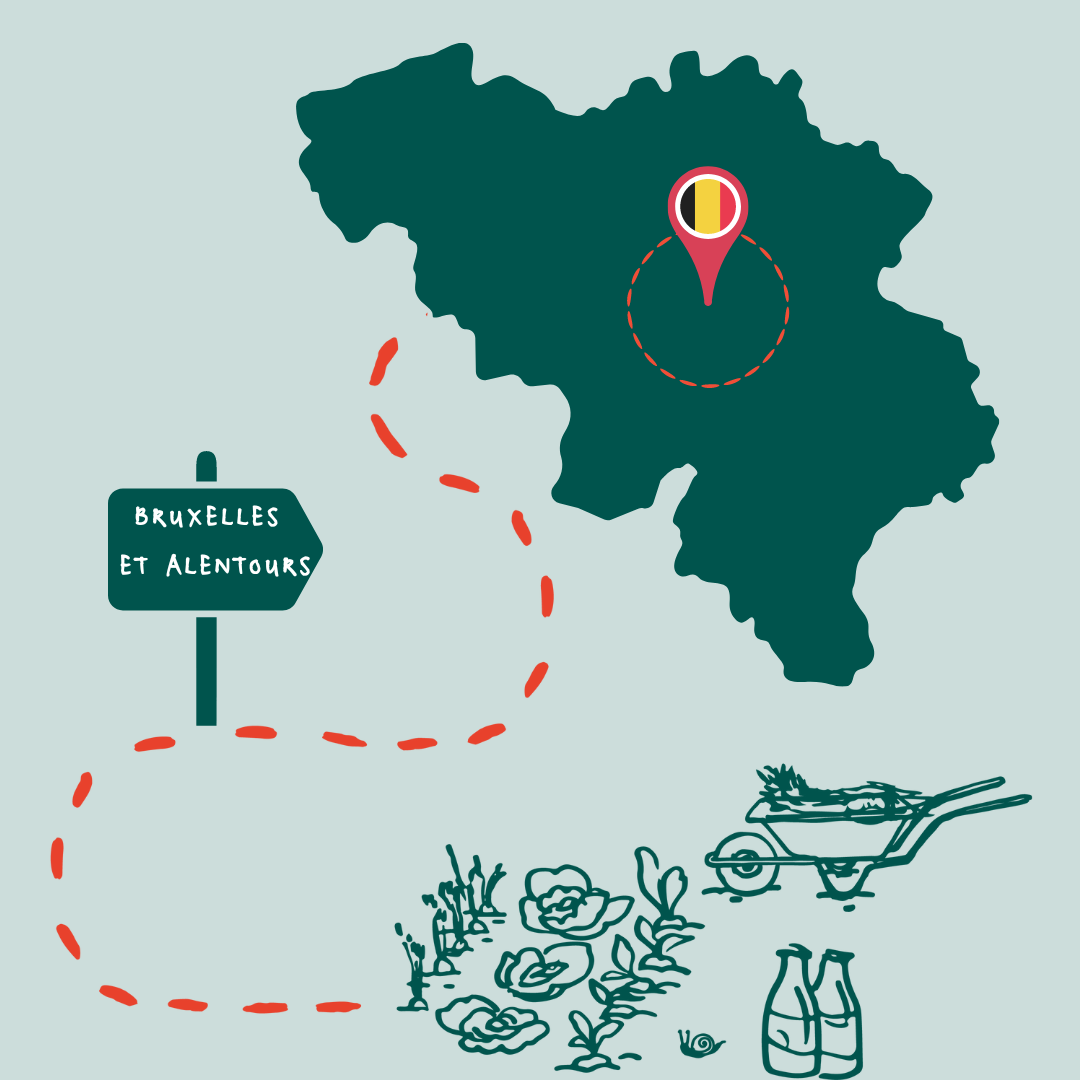 Carte des livraisons à Bruxelles